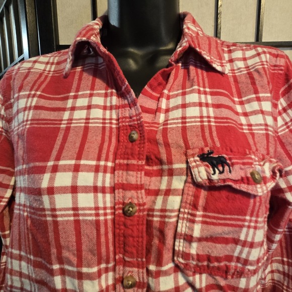 Abercrombie & Fitch Tops - Abercrombie & Fitch A&F M Long Sleeve Button Down Shirt Plaid Check